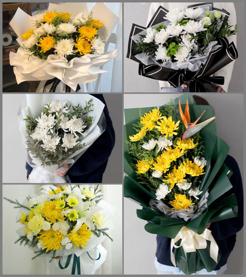 广东揭阳市揭东区玉湖镇洪厝埔村白事花束代送